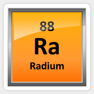 Radium Periodic Table Element Symbol Sticker